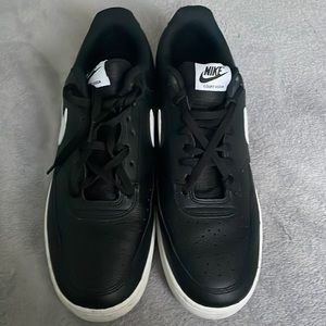 nike court vision low BLACK/WHITE-PHOTON DUST